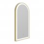 Origins Living Lomax 400mm Light Arch Mirror - Brushed Brass