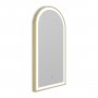 Origins Living Lomax 400mm Light Arch Mirror - Brushed Brass