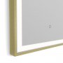 Origins Living Lomax 400mm Light Arch Mirror - Brushed Brass