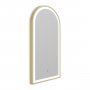 Origins Living Lomax 500mm Light Arch Mirror - Brushed Brass