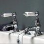 Silverdale Berkeley Basin Pillar Taps - Chrome