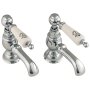 Silverdale Berkeley Basin Pillar Taps - Chrome