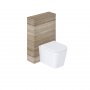 Vado Cameo Back to Wall WC Unit - Natural Oak