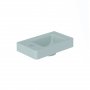 Vado Cameo 400mm Mineral Cast Basin with Left Tap Hole - Cove Blue