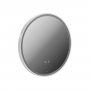 Vado Cameo 600mm Illuminated Round Mirror with Demister - Matt White