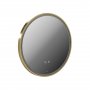 Vado Cameo 600mm Illuminated Round Mirror with Demister - Satin Brass