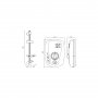 Vado All Chrome Electric Shower 8.5kW - Chrome