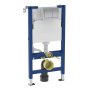 Geberit Alpha 980mm Frame & Cistern for Wall-Hung WC with Alpha01 Square Flush Plate