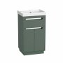 Tavistock Acumen 500mm Floor Mounted Vanity Unit & Basin - Viridian Green