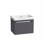 Tavistock Acumen 600mm Wall Mounted Vanity Unit & Basin - Storm Grey