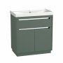 Tavistock Acumen 800mm Floor Mounted Vanity Unit & Basin - Viridian Green