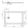 Ideal Standard Ultra Flat S+ 1200 x 800mm Grey Rectangular Shower Tray