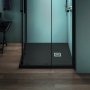 Ideal Standard Ultra Flat S+ 900 x 900mm Black Square Shower Tray