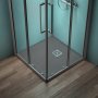 Ideal Standard Ultra Flat S+ 800 x 800mm Grey Square Shower Tray