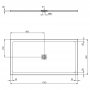 Ideal Standard Ultra Flat S+ 1700 x 900mm Sand Rectangular Shower Tray