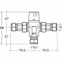 Ideal Standard 15mm Thermostatic Mixing Valve (Under Basin)