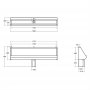 Armitage Shanks Kinloch 1800mm Trough Urinal