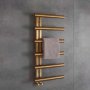 Zehnder Studio Collection Chime Towel Warmer 1000 x 500mm - Brushed Bronze