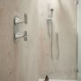 Vado Tablet Arrondi 1 Outlet, 2 Handle Concealed Thermostatic Shower Valve