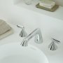 Vado Arrondi Basin Mixer Tap with Lever Handles