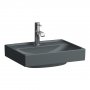 Laufen Meda 450mm Small Basin - 1 Tap Hole - Matt Graphite