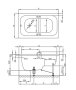 Bette Step Rectangular Bath 105 x 65cm