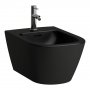 Laufen Meda Wall-Hung Bidet - Matt Black