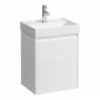 Laufen Meda 450mm 1 Door Left Hand Vanity Unit - Matt White