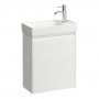 Laufen Meda 460mm Compact 1 Door Right Hand Vanity Unit - Matt White