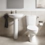 Twyford Alcona 550mm Basin & Full Pedestal Pack