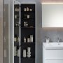 Geberit VariForm 1800mm Slimline Tall Cabinet with Internal Mirror - White