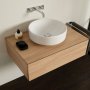 Geberit VariForm 750mm One Drawer Cabinet for Lay-On Basin - Oak