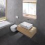 Geberit VariForm 900mm One Drawer Cabinet for Lay-On Basin - Oak