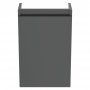 Ideal Standard Eurovit+ 35cm Guest Basin Unit with 1 Door - Mid Grey