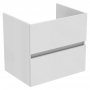 Ideal Standard Eurovit+ 60cm Wall Mounted Vanity Unit with 2 Drawers - Gloss White