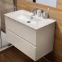 Ideal Standard Eurovit+ 80cm Wall Mounted Vanity Unit with 2 Drawers - Gloss White