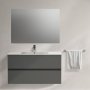Ideal Standard Eurovit+ 100cm Wall Mounted Vanity Unit with 2 Drawers - Mid Grey