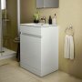 Ideal Standard Eurovit+ 60cm Floor Standing Vanity Unit with 2 Doors - Gloss White