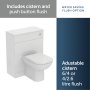 Ideal Standard Eurovit+ 65cm Toilet Unit - Gloss White