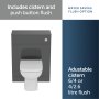 Ideal Standard Eurovit+ 65cm Toilet Unit - Mid Grey