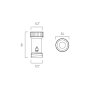 Vado Individual Double Check Valve - Chrome