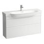 Laufen The New Classic 1200mm Vanity Unit with Two Drawers - Matt White