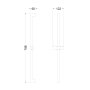 Abacus Emotion Slide Rail - Brushed Brass