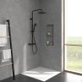 Villeroy & Boch Verve Exposed Shower System - Matt Black
