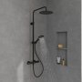 Villeroy & Boch Verve Exposed Shower System - Matt Black