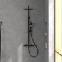 Villeroy & Boch Verve Exposed Shower System - Matt Black