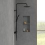 Villeroy & Boch Verve Exposed Shower System - Matt Black