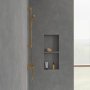 Villeroy & Boch Verve Exposed Shower Kit Including Riser Rail, Hose & Hand Shower - Brushed Gold