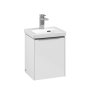 Villeroy & Boch Subway 3.0 350mm 1 Door Vanity Unit with Chrome Handle - Brilliant White