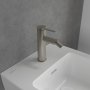 Villeroy & Boch Loop & Friends Single-Lever Bidet Mixer - Matt Brushed Nickel
